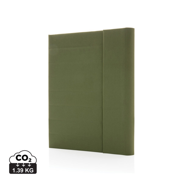 Impact Aware™ A4 portfolio with magnetic closure - Green