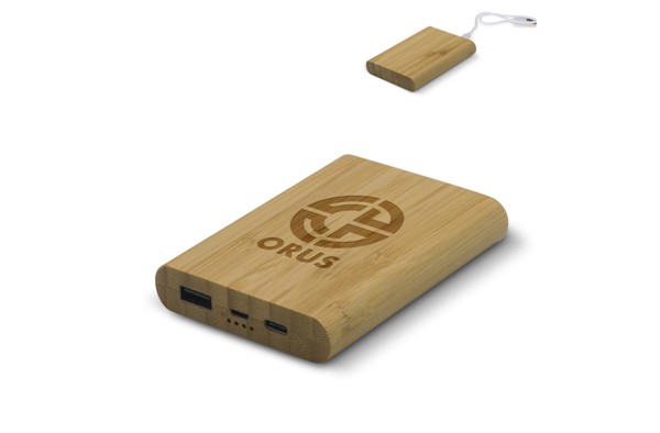 Powerbank bamboo 5000mAh