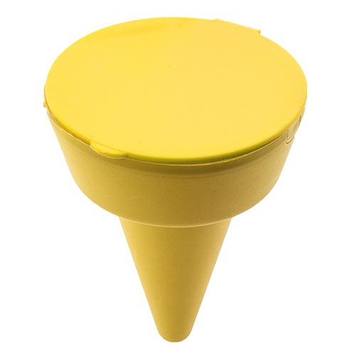 CENDRIER PLAGE "ASHER" - Jaune