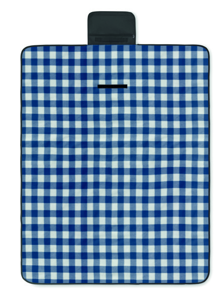 RPET fleece picnic blanket Caly - Blue