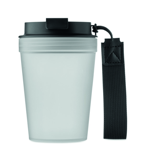 Copo de parede simples 300 ml Isforden Tumbler - Branco Transparente