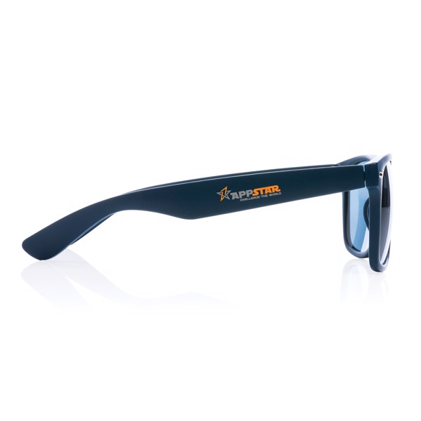 Lunettes de soleil en PC plastique recyclé GRS - Bleu Marine