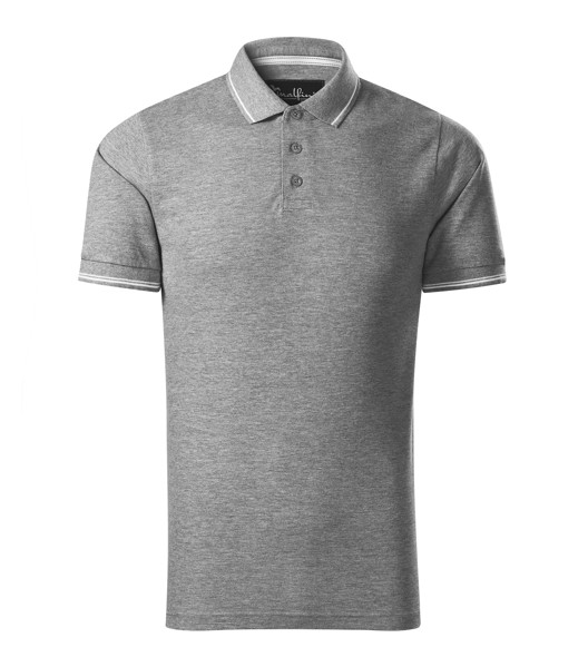 Polokošile Pánská Malfini Premium® Perfection Plain - Tmavě Šedý Melír / XL