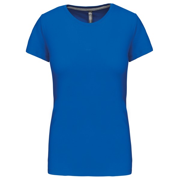 Ladies' Short Sleeve Crew Neck T-Shirt - Light Royal Blue / L