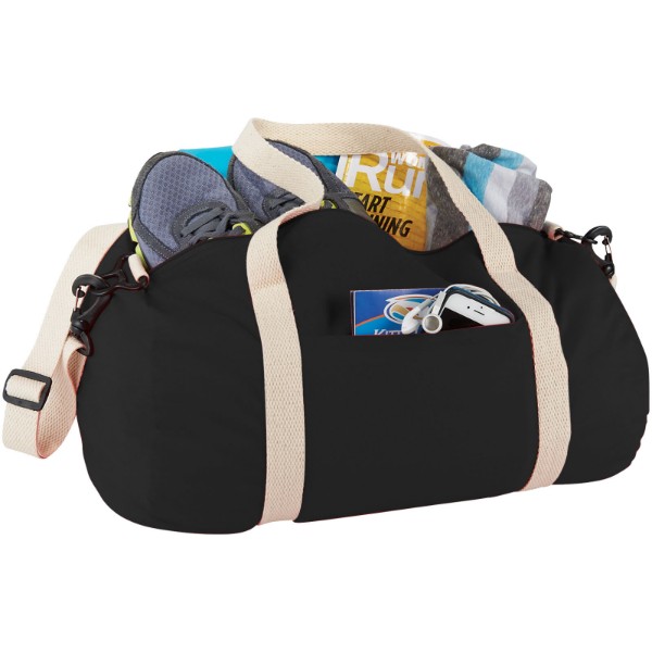 Cochichuate cotton barrel duffel bag 25L - Black