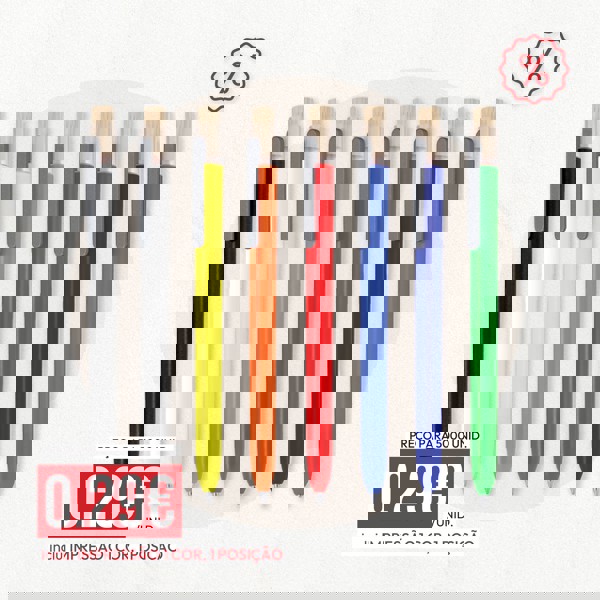 Esferográfica de Plástico Reciclável