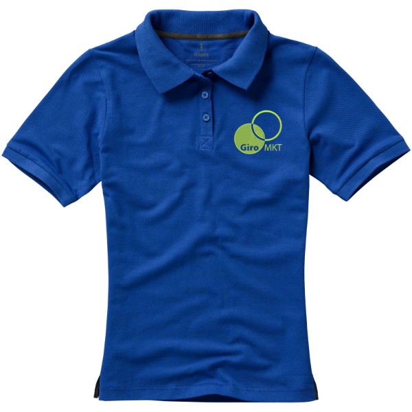 Polo manches courtes femme Calgary - Bleu / S