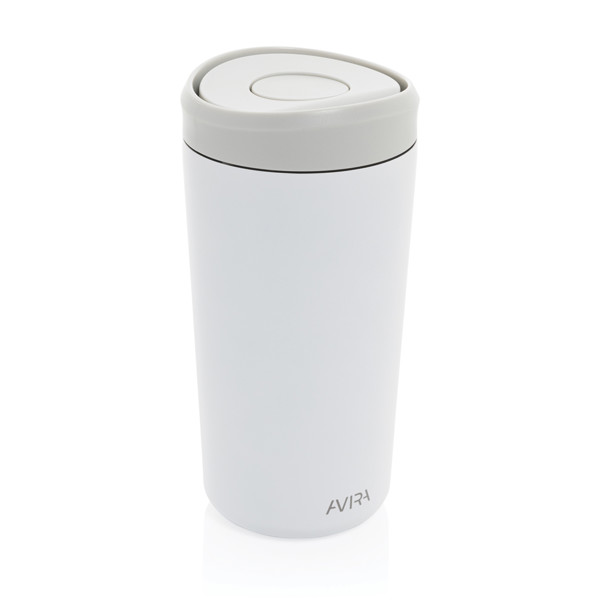 Avira Alix RCS re-steel click tumbler 400ML - White