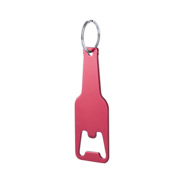 Portachiavi Apribottiglia Clevon - Rosso