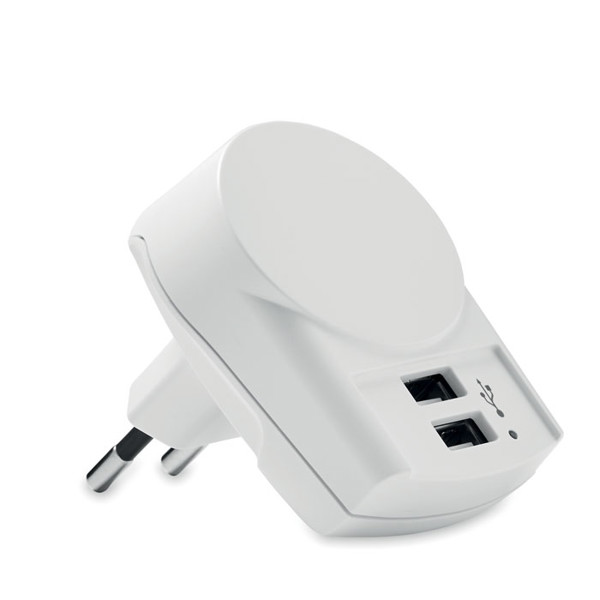 Skross euro USB charger 2xA, 12W output