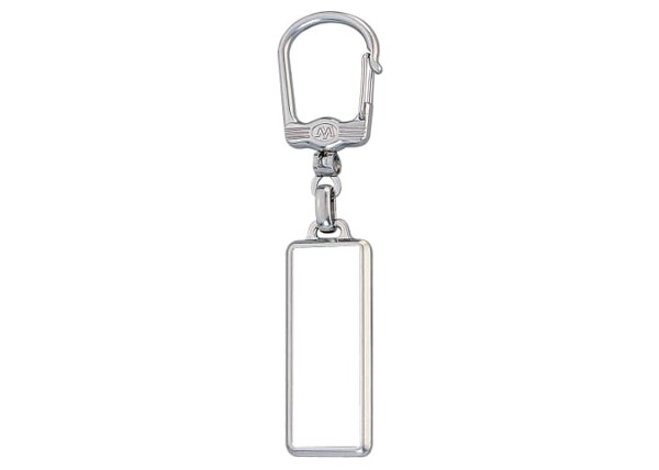 Keyring metal, rectangle