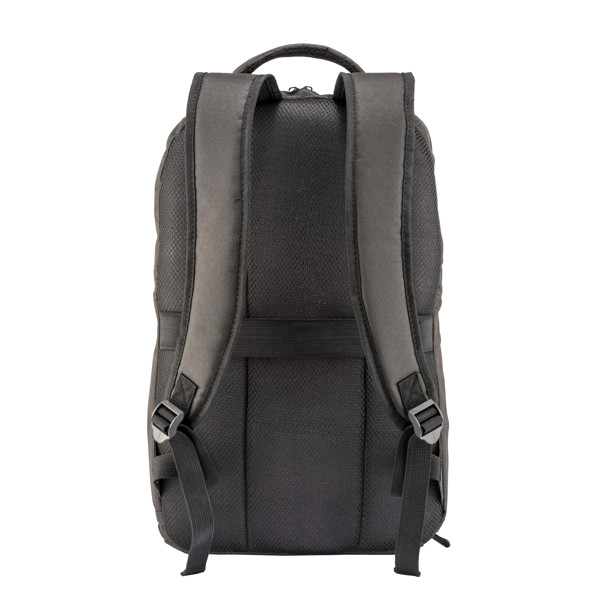 Zaino Sport In Poliestere 600D Melange, Ampio Scomparto Principale Con Porta Pc (15"). - Grigio