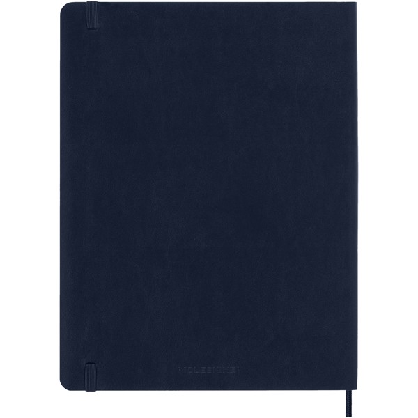 Agenda XL 12 mois Moleskine à couverture souple - Bleu saphir