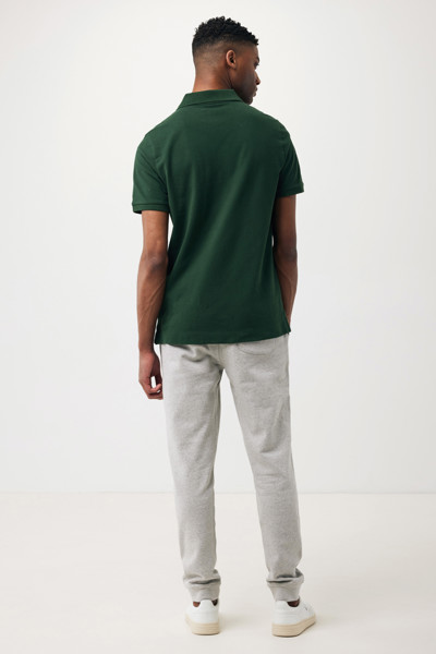 Polo tričko IQONIQ Yosemite z recykl. bavlny - Forest Green / XXS