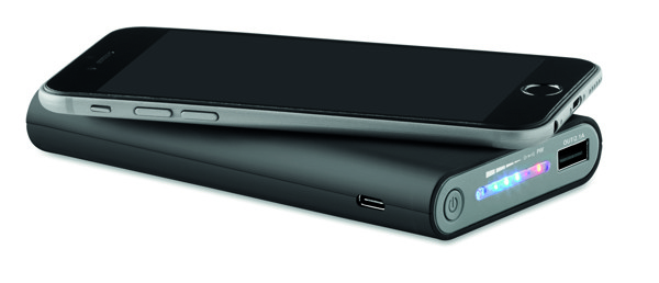 Powerbank wireless con hub Vigor - Nero