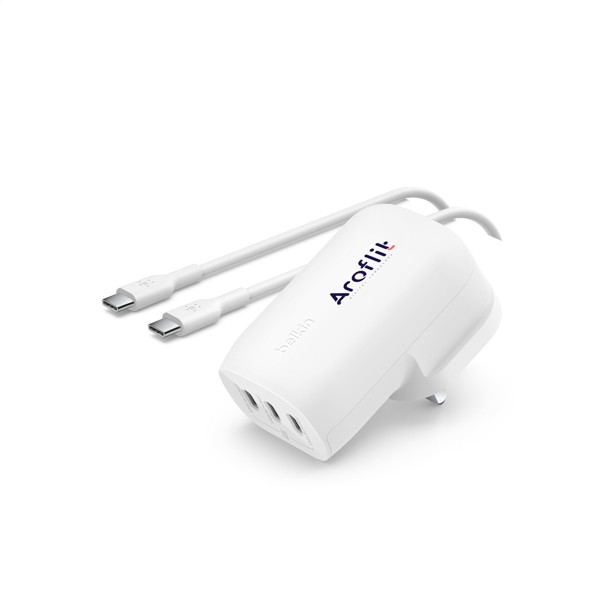 Belkin BoostCharge 3-Port Wall Charger prise de charge
