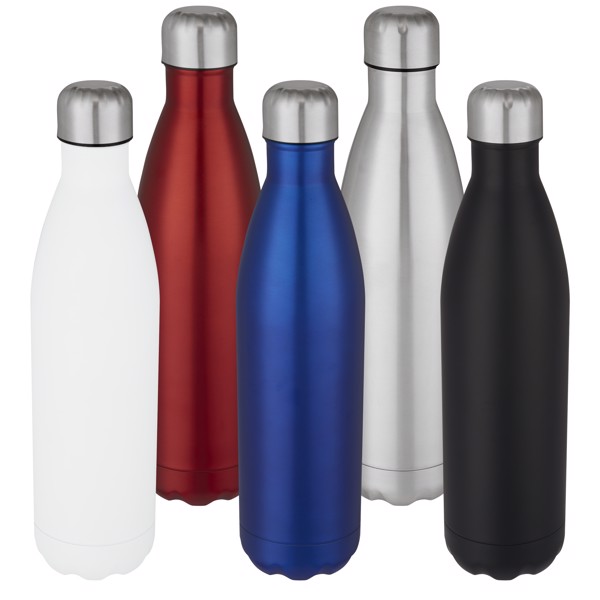 Bouteille Cove de 750 ml en acier inoxydable à isolation sous vide - Blanc