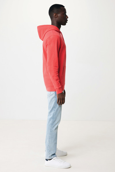 Sweat à capuche en coton recyclé Iqoniq Jasper - Luscious Red / XXXL