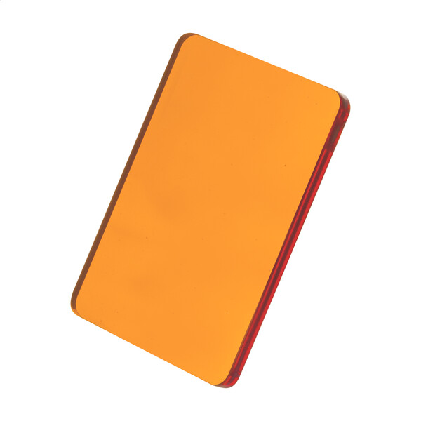 Porte-clés CreaFob - Orange Transparent