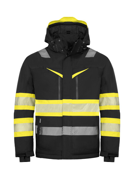 6446 PADDED JACKET  Yellow/black M