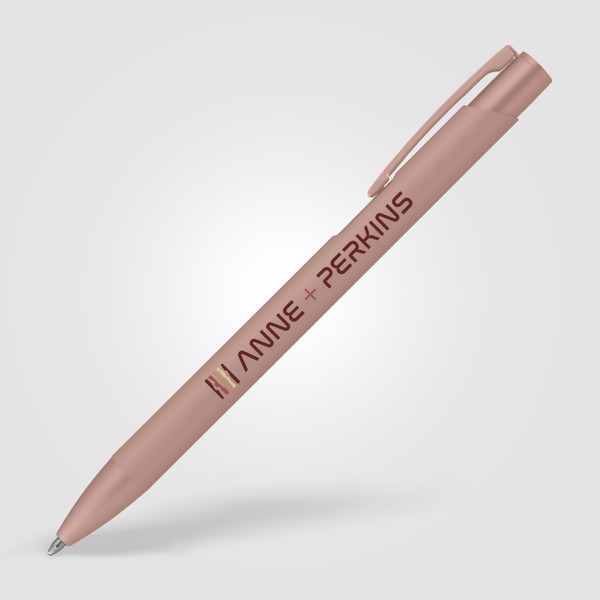 Crosby Softy Monochrome Metallic Kugelschreiber - Rose Gold / 4 Farbe inkjet