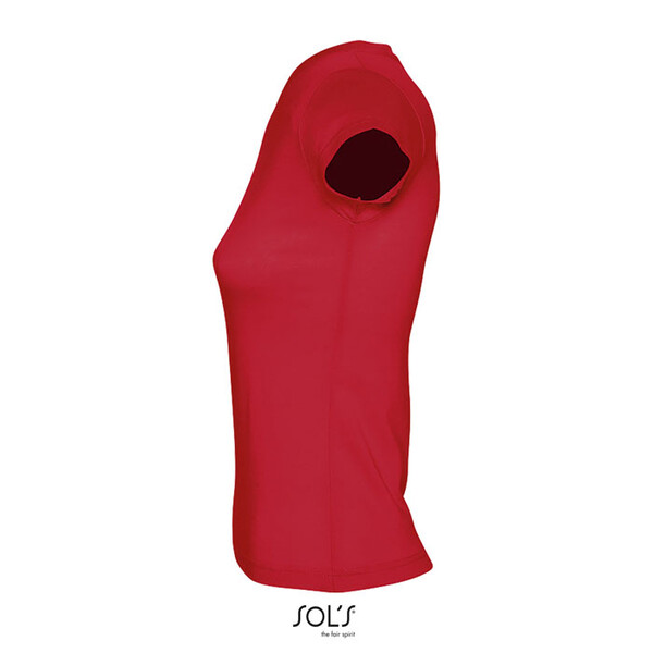 MOON T-SHIRT SENHORA 150g - VermelhoXXL