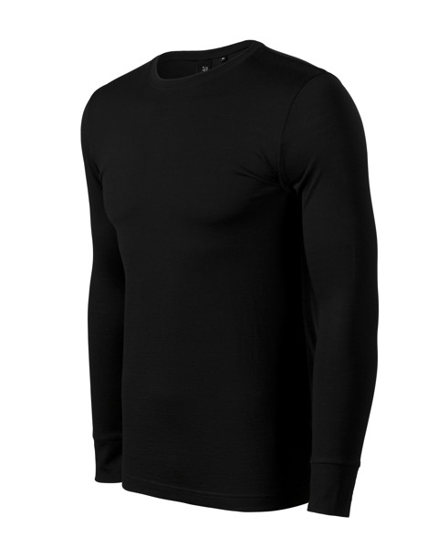 Tričko Pánske Malfini Premium® Merino Rise Ls - Čierna / L