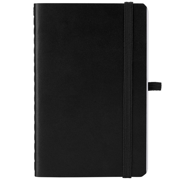 Molière - Soft Recycled Cover A6 Notebook - Black / 4 Color inkjet