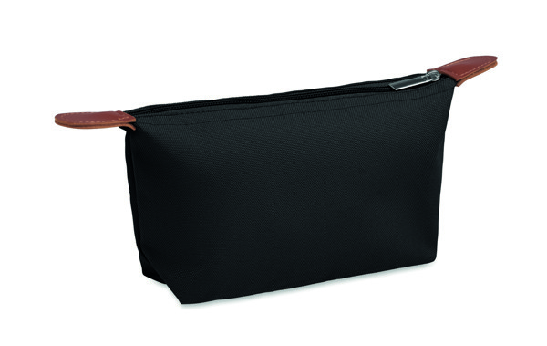 Cosmetic bag in 600D RPET Vanity - Black