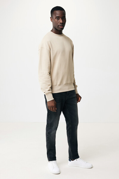 Mikina Iqoniq Kruger relaxed fit z recykl. bavlny - Desert / XXL