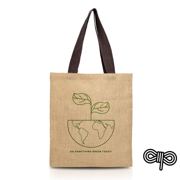 Saco Em Juta, Com Asas Em Algodão - Crú