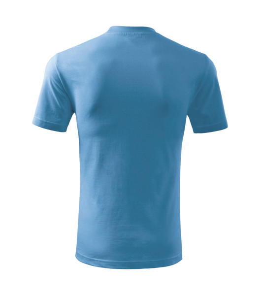 Tričko Dětské Malfini® Basic - Azurově Modrá / 134 cm/8 let