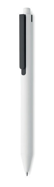 Recycled ABS push button pen Side - Black