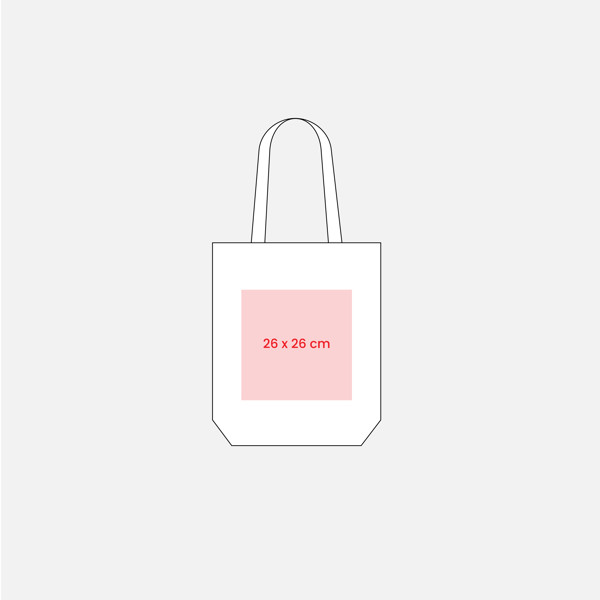 Shopper In Cotone Riciclato 280 G/M2, Manici Lunghi E Soffietto - Giallo