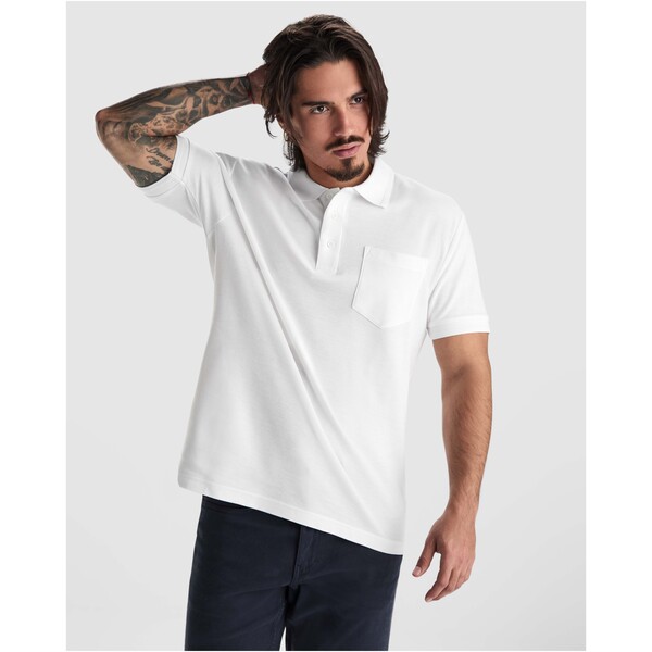 Polo unisex a maniche corte Centauro da 220 g/m² Premium - Verde bottiglia / L