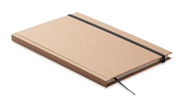 A5 recycled page notebook Musa - Black