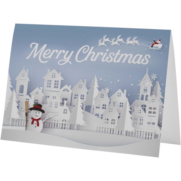 Herald A5 greeting card - White