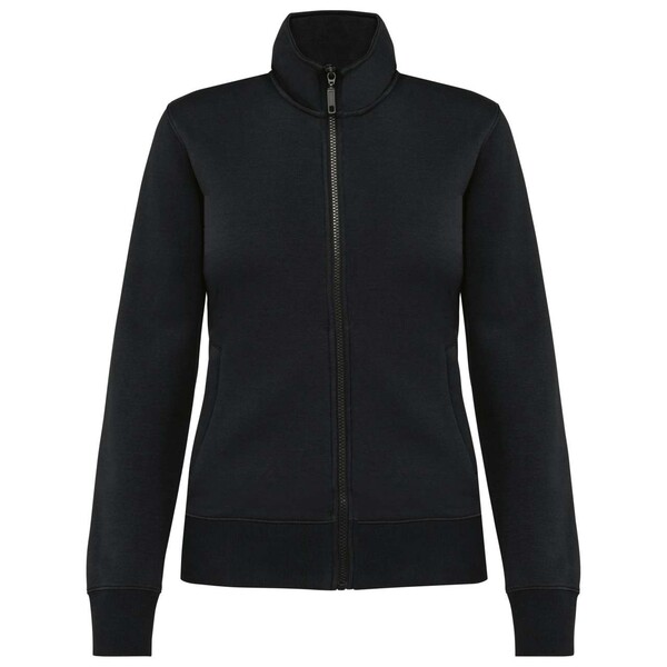Ladies Fleece Cadet Jacket - Black / M