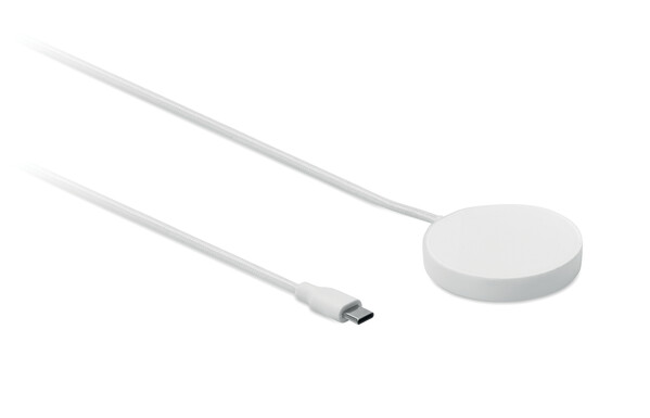 Magnetic wireless charger 25W Cicless - White
