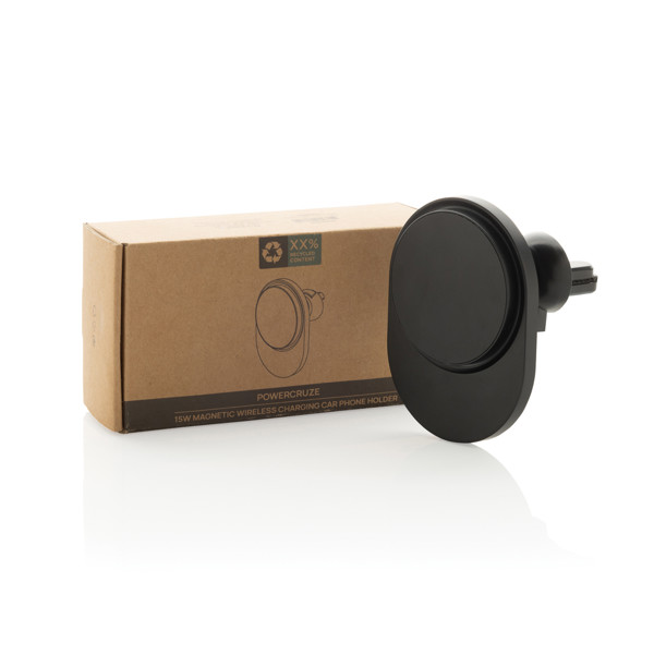 PowerCruze magnetischer 15W Autohalter aus RCS rec. ABS