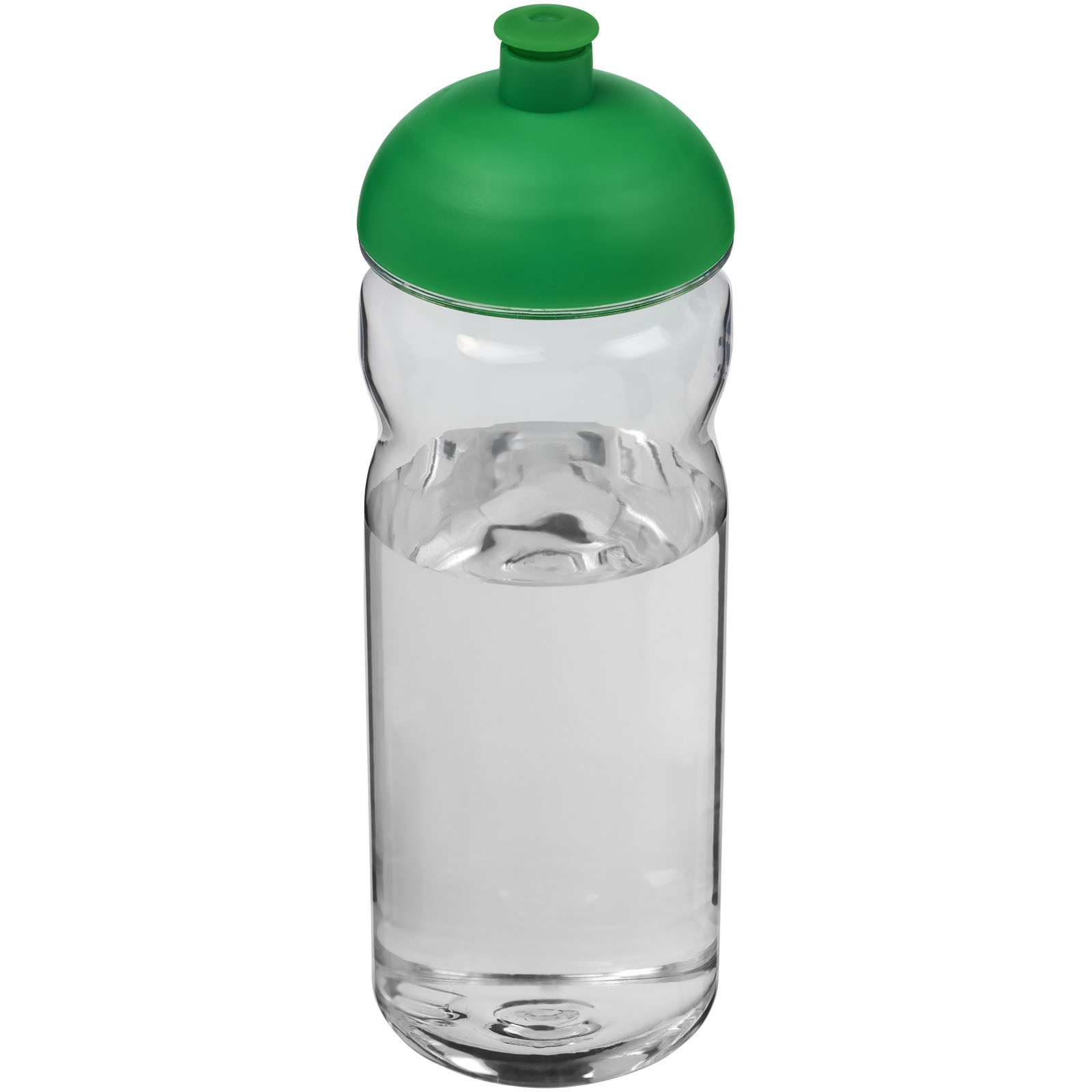 Sportovní láhev s kupolovitým víčkem Base Tritan™ 650 ml - Průhledná / Zelená