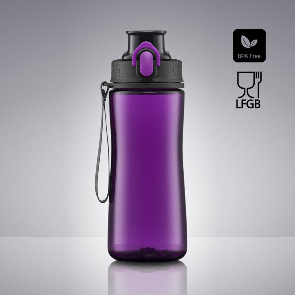 Bouteille D'eau Neon, 580 ml - Violet
