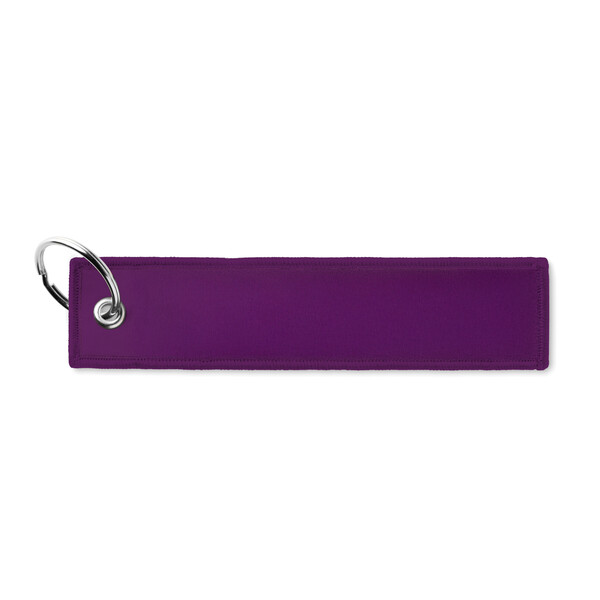 Woven key tag - Deep Purple / 13x3cm