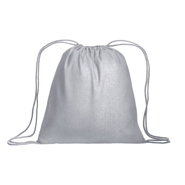 95 G/M2 Cotton Backpack With Drawstring Closure - White