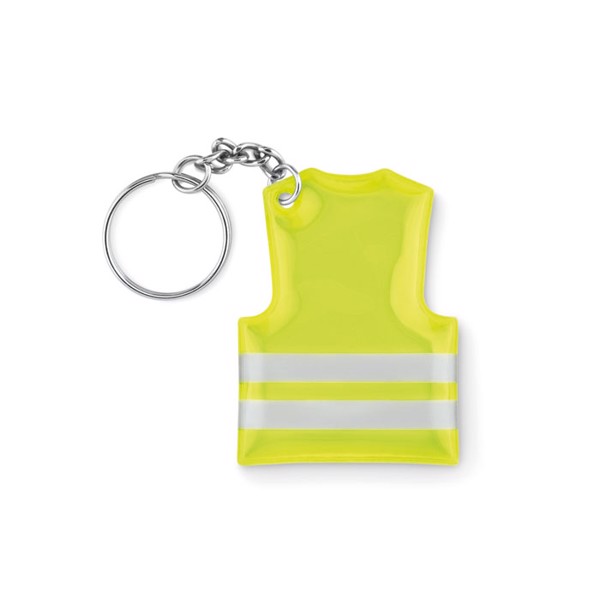 Odsevni obesek za ključe PVC, 60x43 mm