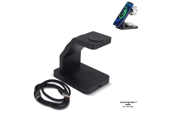 Xoopar Icon wireless charger, magnetic, 3in1