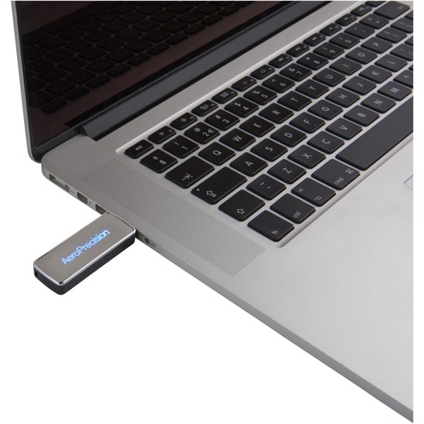 Clé USB Lighten Up - Noir / Bleu / 16GB