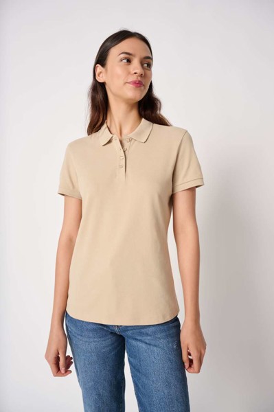 Ladies' Pique Polo Shirt - Ideal White / S
