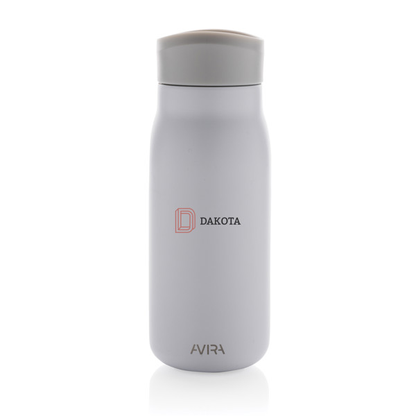Mini bouteille de voyage 150ml en acier RCS Avira Ain - Blanc
