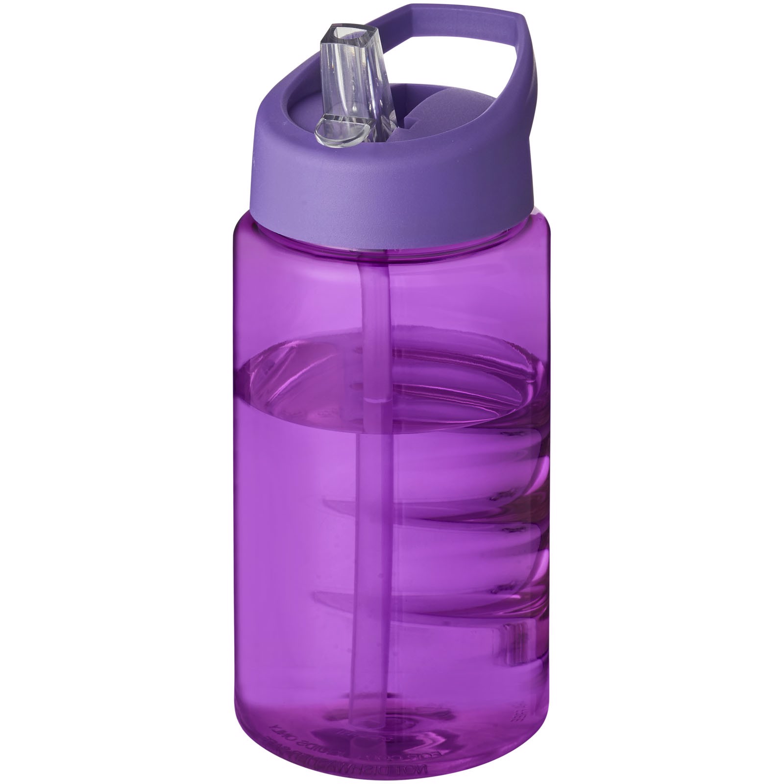 Sportovní láhev s víčkem s hubičkou H2O Bop 500 ml - Purpurová